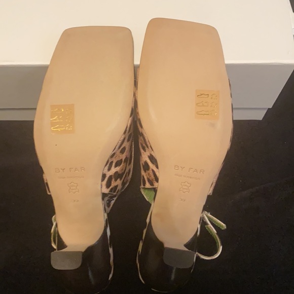 By Far Lopez animal print sling backs Size 39 - Picture 4 of 8